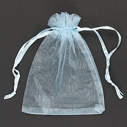 Мішечок подарунковий Органза 11.5х9 см Gala day Голубий (21782)