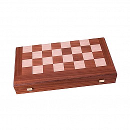 Шахматы, шашки и нарды Manopoulos, шашки дерево 32х30см Цвет доски махагон (TS3MBLA)