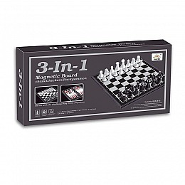 Шахматы магнитные 3 в 1 VIIVSC QX53810 поле 15 х 15 см