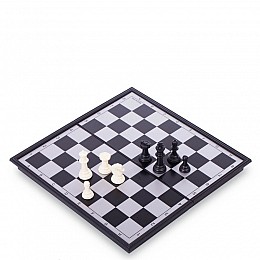 Шахматы шашки нарды 3 в 1 дорожные магнитные SP-Sport 9518 24см x 24см