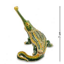Шкатулка для бижутерии Крокодил 7 см Lefard AL45615