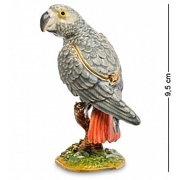 Шкатулка для бижутерии Попугай 9,5 см Lefard AL46276