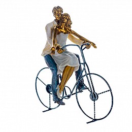 Статуэтка Пара на велосипеде 26*12*26 см Lefard AL35816