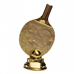 Статуетка нагородна спортивна Пінг-понг Ракетка для пінг-понгу C-1341-B2 FDSO Золотий (33508304)