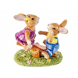 Декоративная фигурка Веселые крольчата 11 см Lefard AL113894