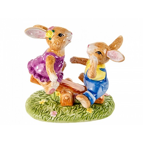 Декоративна фігурка Веселі кроленята 11 см Lefard AL113894