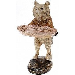 Декоративная фигурка Bona Тигр с подносом 25 см DP113846