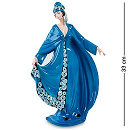 Фарфорова Статуетка Дама Blue Pavone AL32008