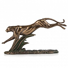 Настольная фигурка Пантера с бронзовым покрытием 28х16х6см AL226693 Veronese