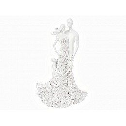 Интерьерная статуэтка Lefard Family 38.5 см White AL120198