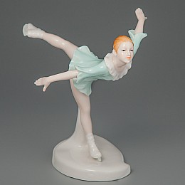 Фарфорова фігурка Балерина в блакитному кольорі Unicorn Studio AL84692