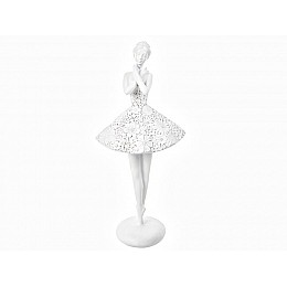 Интерьерная статуэтка Lefard Ballerina 33.5 см White AL120201