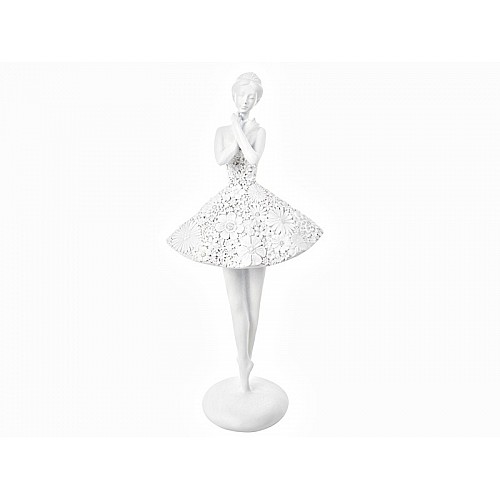 Интерьерная статуэтка Lefard Ballerina 33.5 см White AL120201