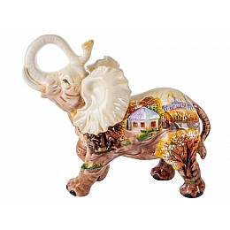 Фігурка декоративна Осінній слон 25 см Lefard AL113807