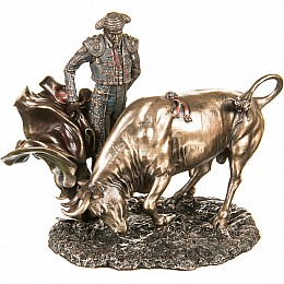 Настільна фігурка Бой Матадора з биком 20см AL226574 Veronese