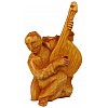 Ексклюзивна статуетка ручної роботи з дерева Cossack Козак Бандурист Бежевий (NA2001-1)