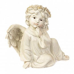 Статуэтка с подсветкой Ангелочек задумчивый Elisey (6000-004AN)