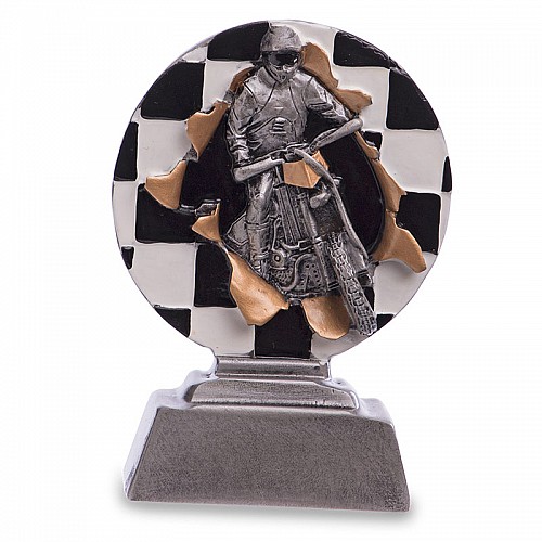 Статуетка нагородна спортивна Мото Мотоцикліст HX4785-D FDSO Срібний (33508298)