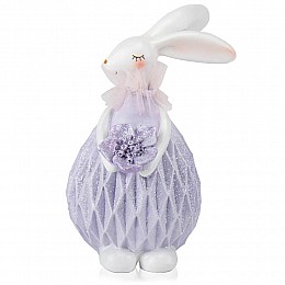 Фігурка інтер'єрна Rabbit in purple 17 см Lefard AL117971