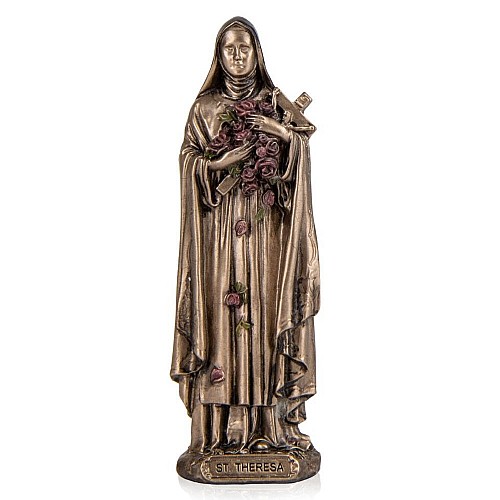Настольная фигурка Св. Тереза с бронзовым покрытием 8,5х3 см Veronese AL226697