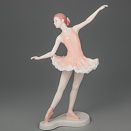 Фарфорова фігурка Балерина в рожевому Unicorn Studio AL84693