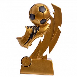 Статуетка нагородна спортивна Футбол Бутса з м'ячем C-1720-A FDSO Золотий (33508285)