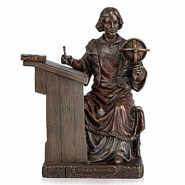 Настільна фігурка Філосов Коперник з бронзовим покриттям Філосов 16х12х9 см AL226694 Veronese