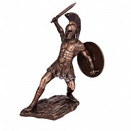 Настольная фигурка Воин Гектор с бронзовым покрытием 28см AL226532 Veronese