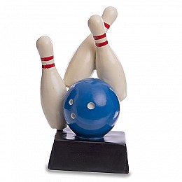 Статуетка нагородна спортивна Боулінг Кеглі для боулінгу C-4270-B8 FDSO Білий (33508269)