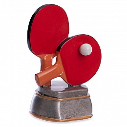 Статуэтка наградная спортивная Пинг-понг Ракетки для пинг-понга C-2478-C8 FDSO Серебряный (33508305)