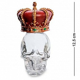 Статуэтка Корона на черепе в виде флакона Veronese AL32802