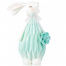 Фігурка інтер'єрна Rabbit in turquoise 18 см Lefard AL117970