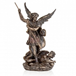 Настільна фігурка Архангел Михаїл з бронзовим покриттям 26х12х16см AL226564 Veronese