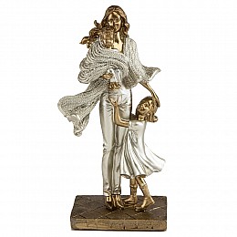 Фігурка декоративна Lefard Maternal care 25x12x8 cm Золотистий (AL186614)