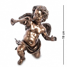 Статуэтка декоративная Ангел с трубой Veronese AL32545