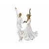 Інтер'єрна статуетка Lefard Весільний танець 35,5 см Білий AL120203