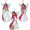 Набор 6 подвесных декоративных фигурок Дама ангел 10 см Bona DP113865