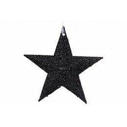 Елочное украшение BonaDi Звезда 11 см Черный (788-772)