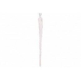 Елочное украшение BonaDi Сосулька 20 см Светло-розовый (118-399)