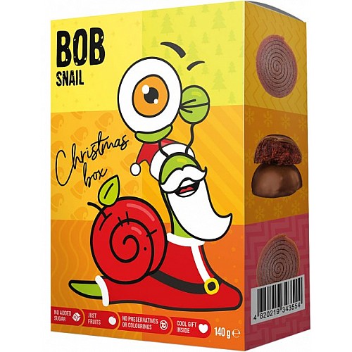 Набір Bob Snail Різдвяний бокс з іграшкою 140 г