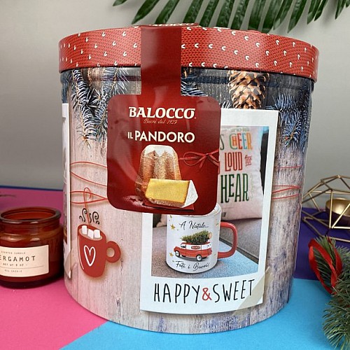 Рождественский кекс Balocco с сахарной пудрой 750 г