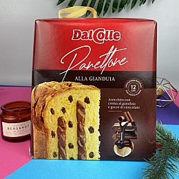 Рождественский Панеттон DalColle с шоколадно-ореховой пастой 750 г