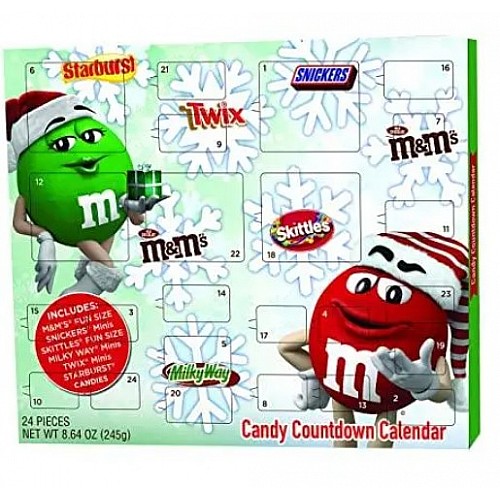 Адвент Календарь Mars Holiday Candy Advent Calendar 245g