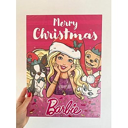 Адвент календарь Barbie Merry Christmas Advent Calendar 75g