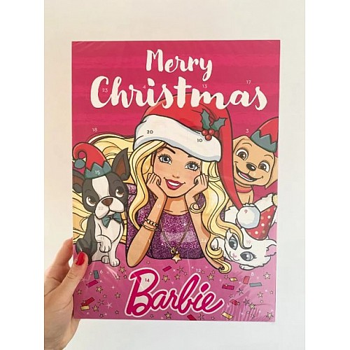 Адвент календарь Barbie Merry Christmas Advent Calendar 75g