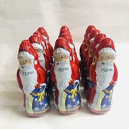 Шоколадный Дед Мороз БОЛЬШОЙ с игрушкой 120 г 12 шт