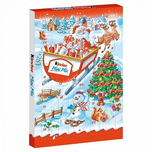 Шоколадний новорічний Адвент календар Kinder 152 г