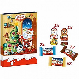  Шоколадний новорічний адвент календар Kinder
