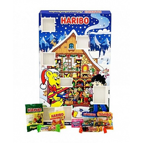 Адвент календар Haribo з цукерками желейками 300г