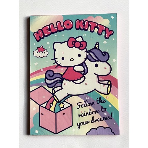 Адвент календарь Hello Kitty 24 milk chocolates 75g